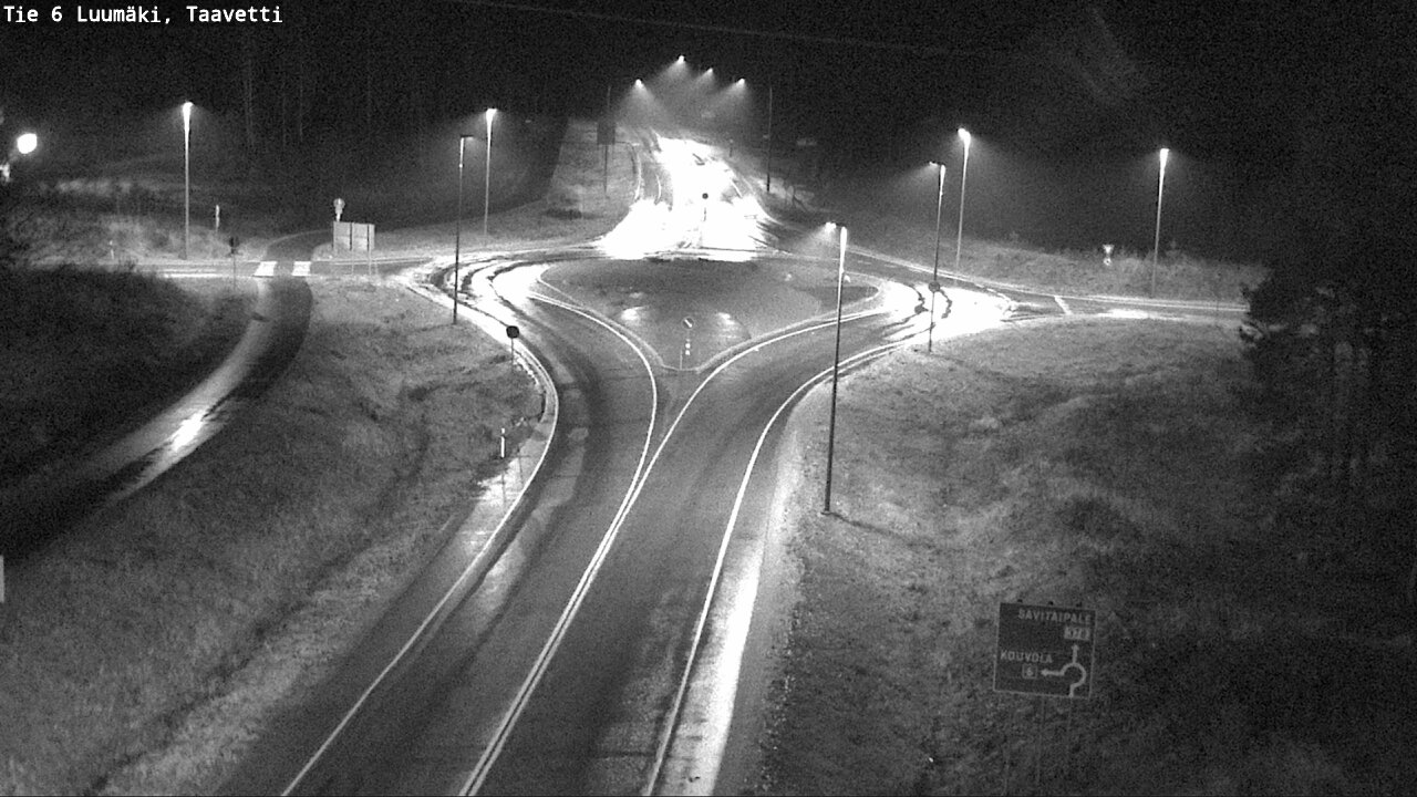 Weather Camera Image Road 6 Luumäki, Taavetti, Luumäki, Etelä-Karjala
