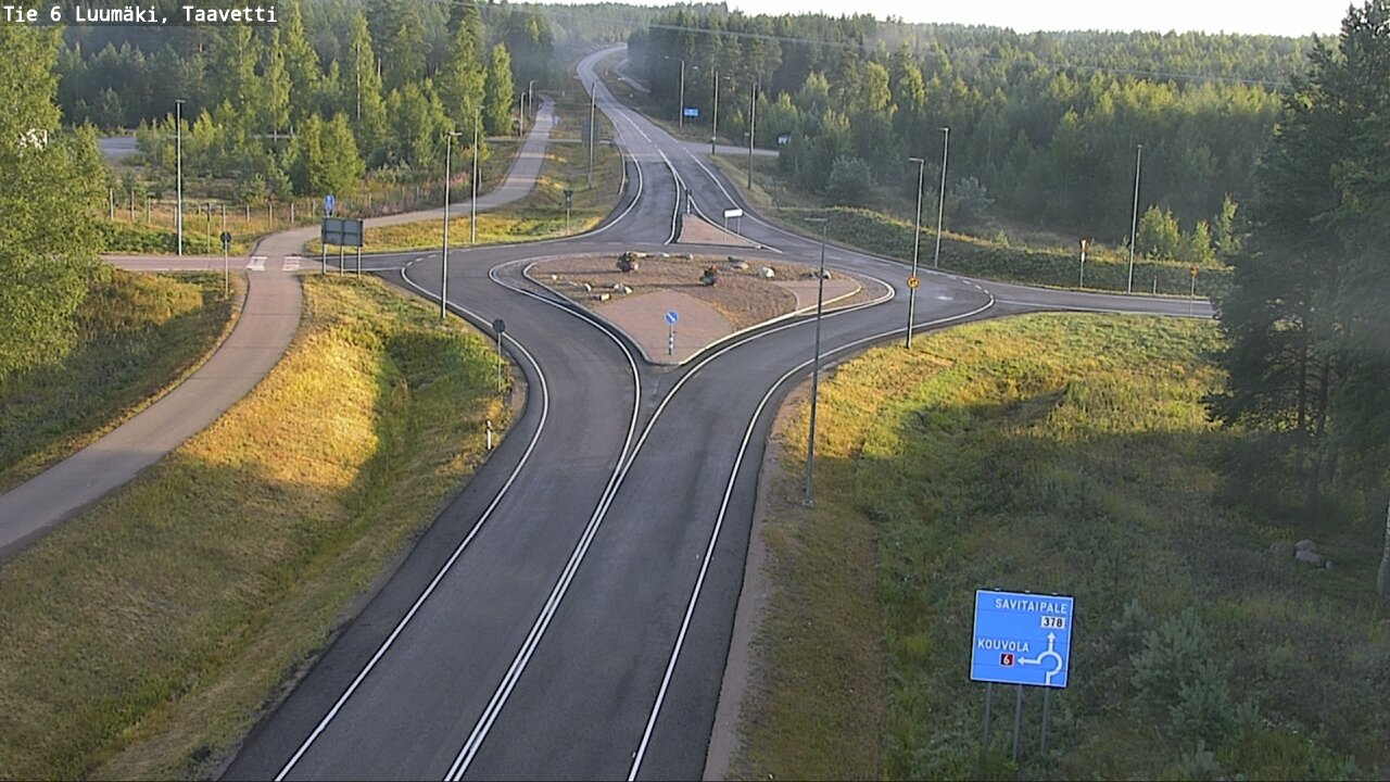 Weather Camera Image Road 6 Luumäki, Taavetti, Luumäki, Etelä-Karjala