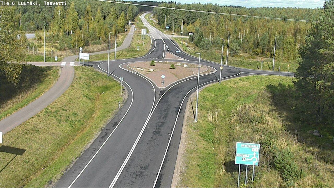Weather Camera Image Väg 6 Luumäki, Taavetti, Luumäki, Etelä-Karjala