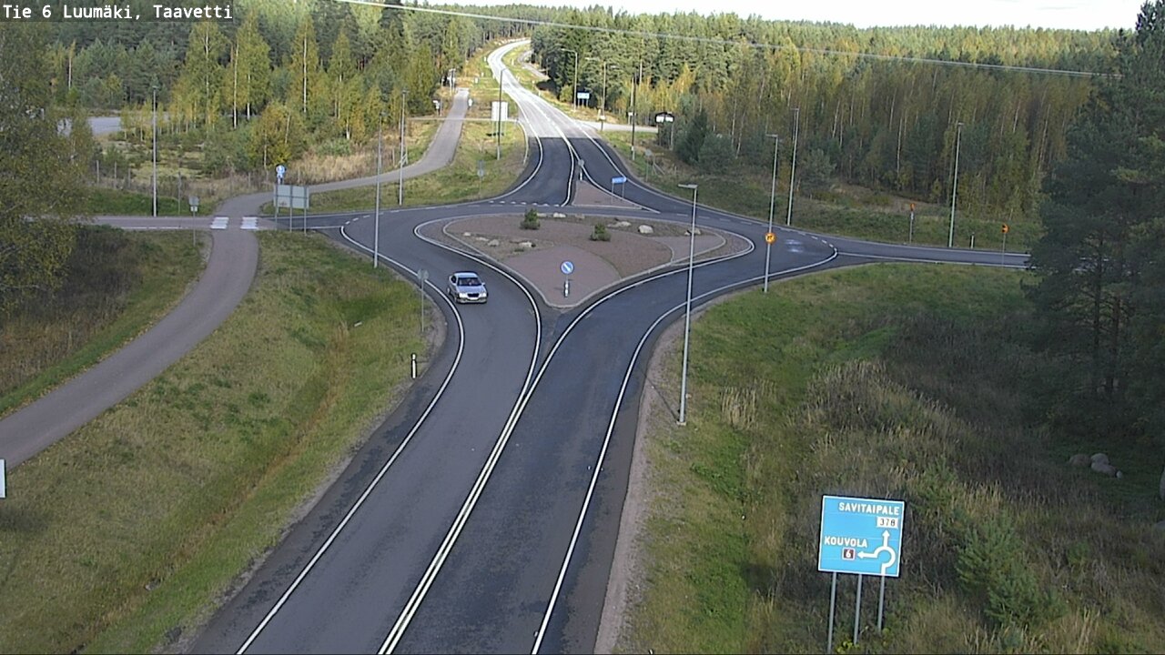 Weather Camera Image Väg 6 Luumäki, Taavetti, Luumäki, Etelä-Karjala