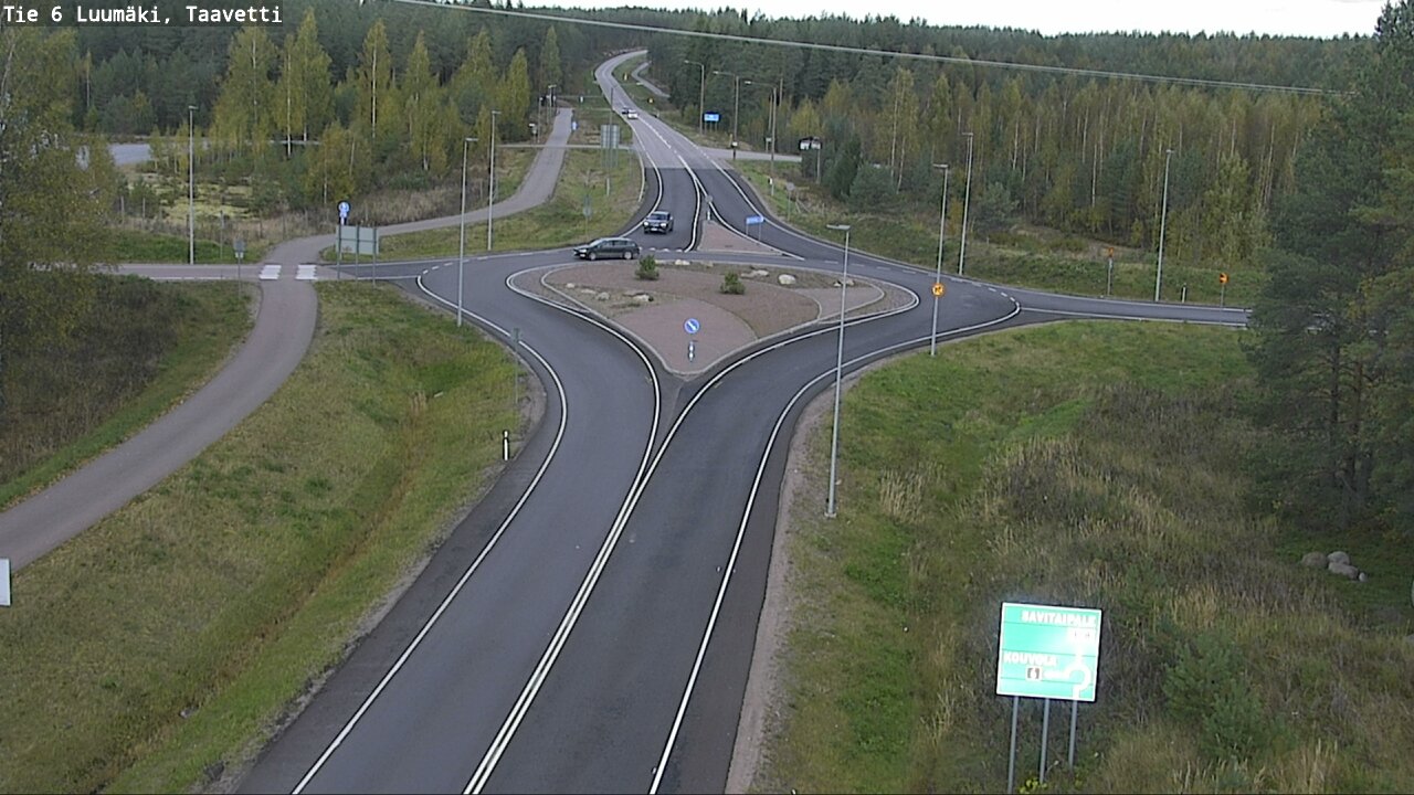 Weather Camera Image Väg 6 Luumäki, Taavetti, Luumäki, Etelä-Karjala