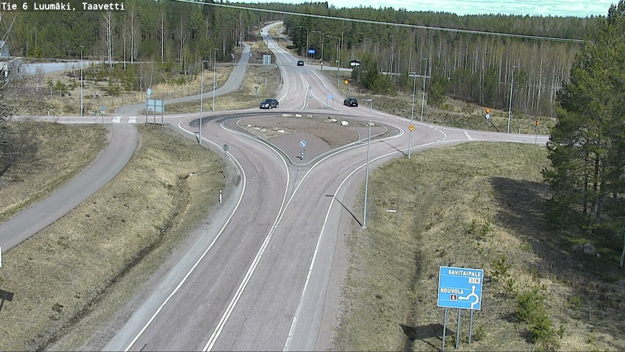 Weather Camera Image Väg 6 Luumäki, Taavetti, Luumäki, Etelä-Karjala