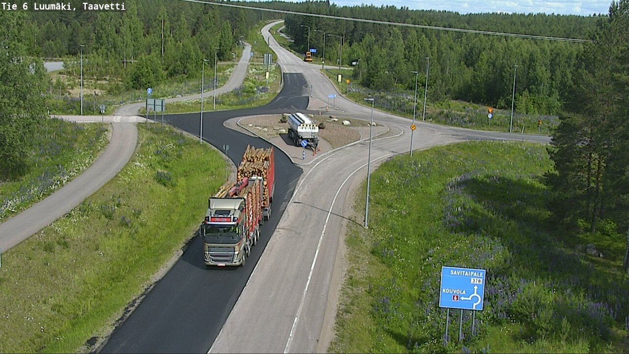 Kelikamerat Kuva Tie 6 Luumäki, Taavetti, Luumäki, Etelä-Karjala