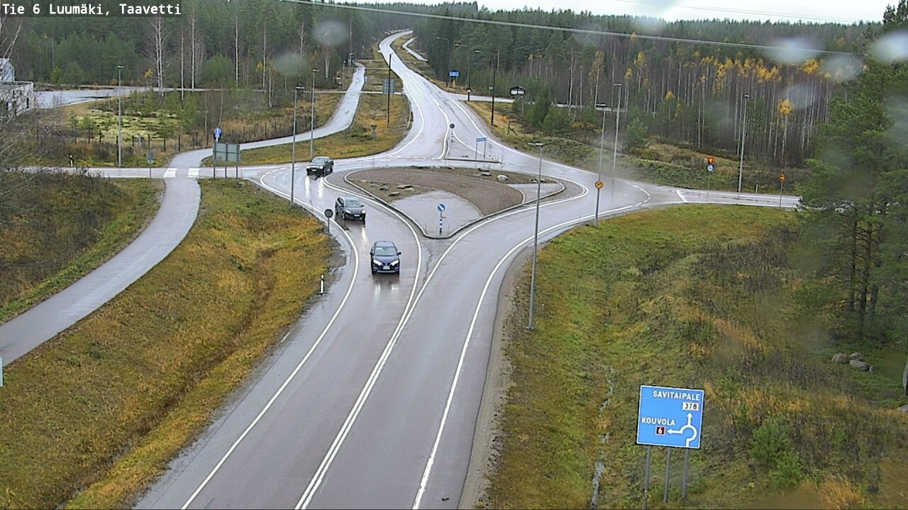 Weather Camera Image Väg 6 Luumäki, Taavetti, Luumäki, Etelä-Karjala