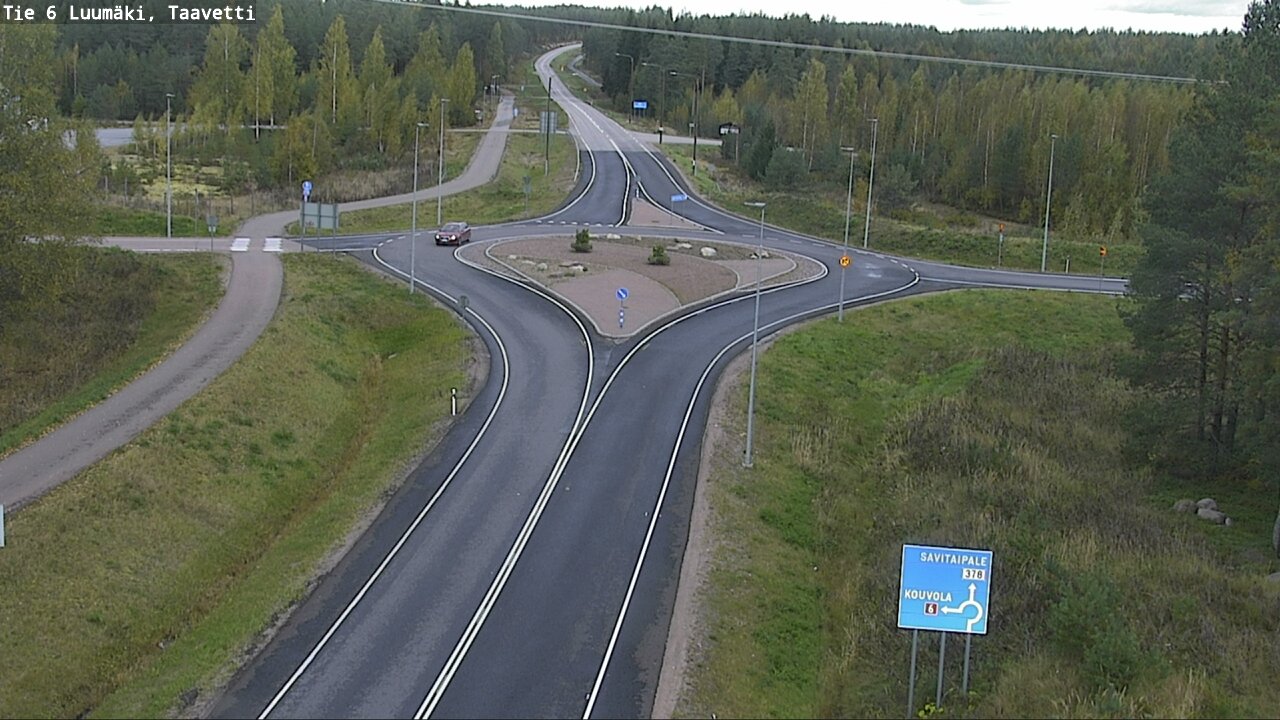 Weather Camera Image Road 6 Luumäki, Taavetti, Luumäki, Etelä-Karjala