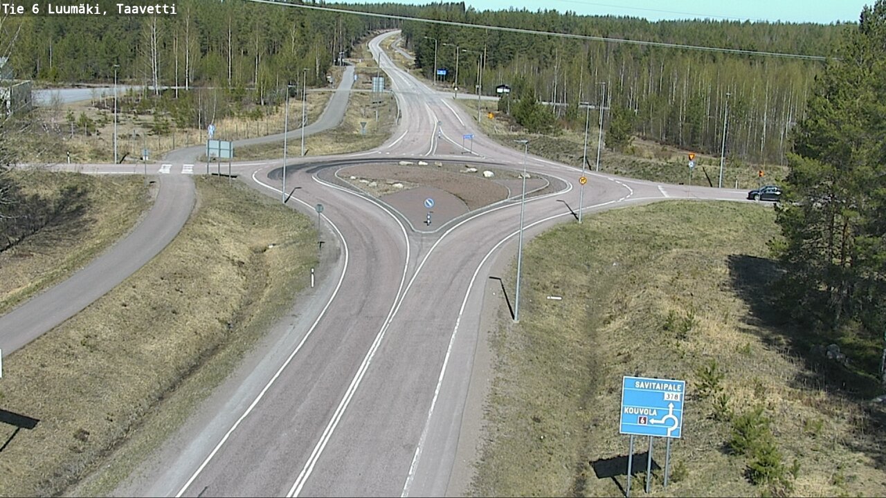 Weather Camera Image Road 6 Luumäki, Taavetti, Luumäki, Etelä-Karjala