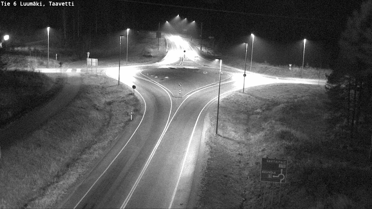 Weather Camera Image Väg 6 Luumäki, Taavetti, Luumäki, Etelä-Karjala