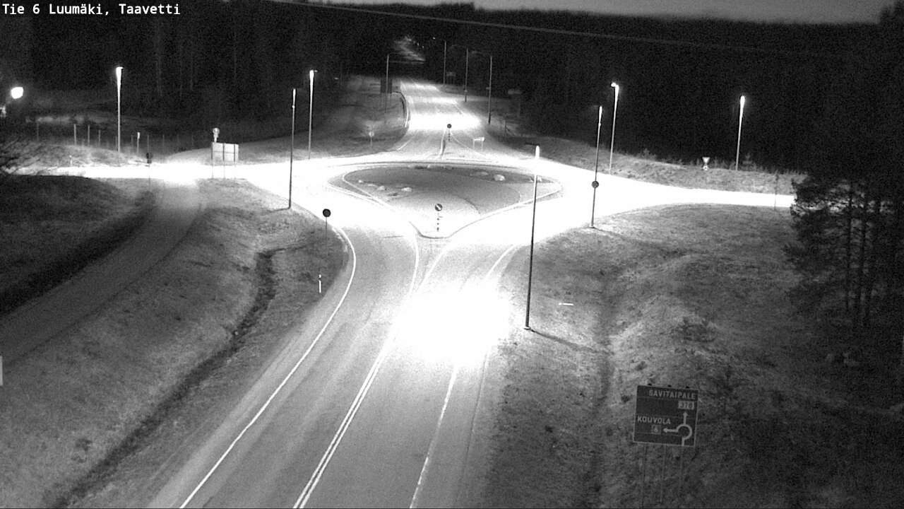 Weather Camera Image Väg 6 Luumäki, Taavetti, Luumäki, Etelä-Karjala
