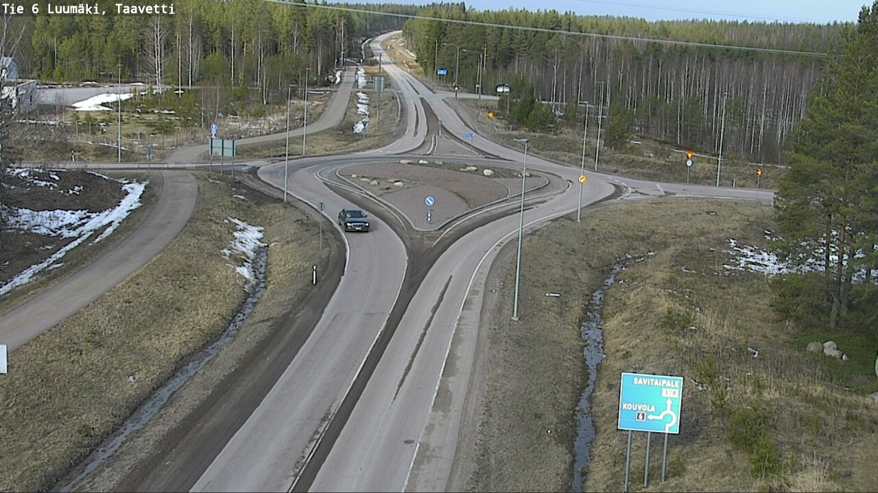 Weather Camera Image Väg 6 Luumäki, Taavetti, Luumäki, Etelä-Karjala