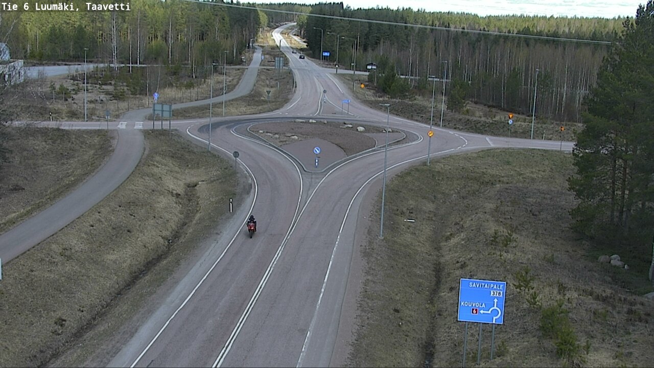 Weather Camera Image Väg 6 Luumäki, Taavetti, Luumäki, Etelä-Karjala