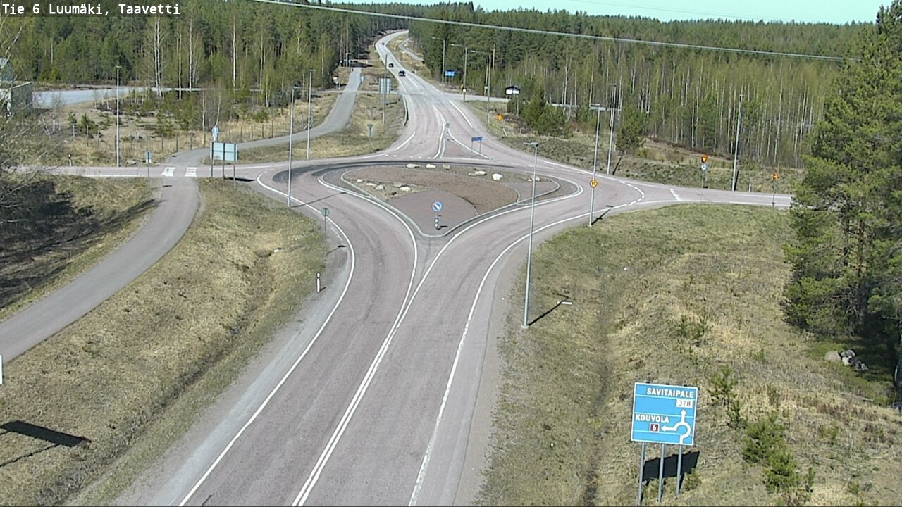 Weather Camera Image Road 6 Luumäki, Taavetti, Luumäki, Etelä-Karjala