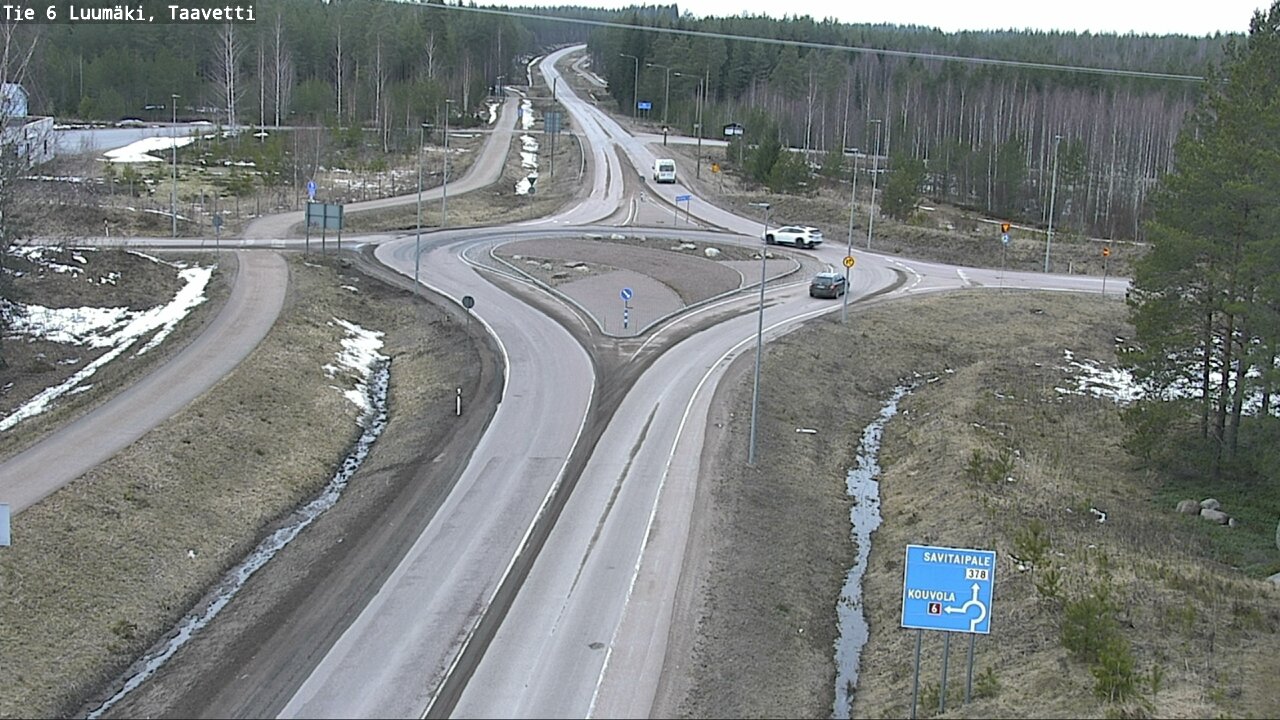 Weather Camera Image Väg 6 Luumäki, Taavetti, Luumäki, Etelä-Karjala