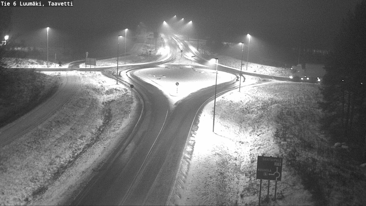 Weather Camera Image Väg 6 Luumäki, Taavetti, Luumäki, Etelä-Karjala