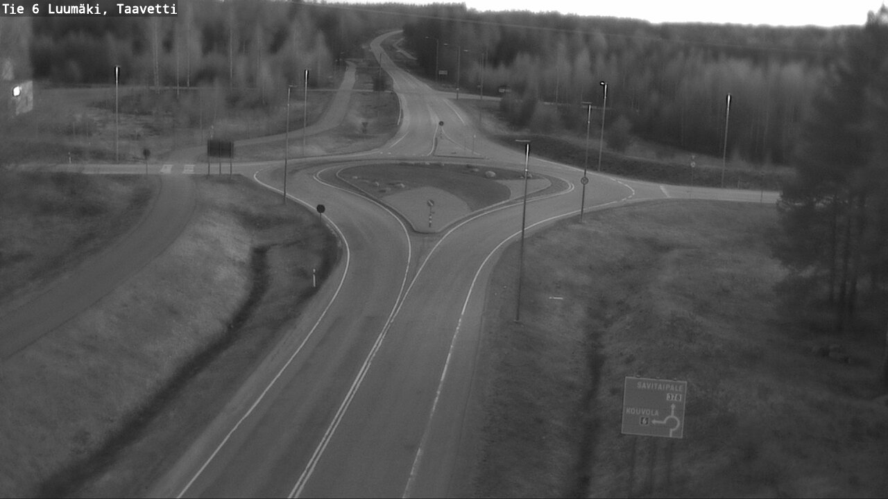 Weather Camera Image Väg 6 Luumäki, Taavetti, Luumäki, Etelä-Karjala