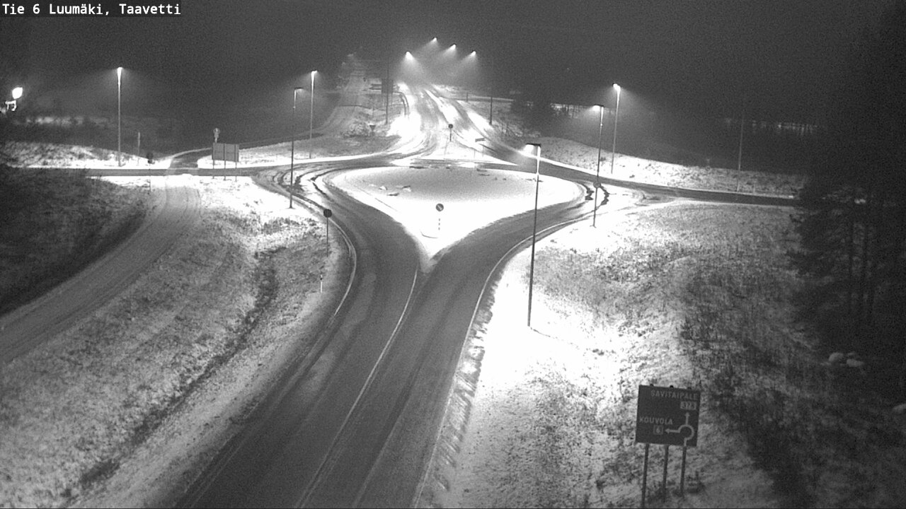 Weather Camera Image Väg 6 Luumäki, Taavetti, Luumäki, Etelä-Karjala