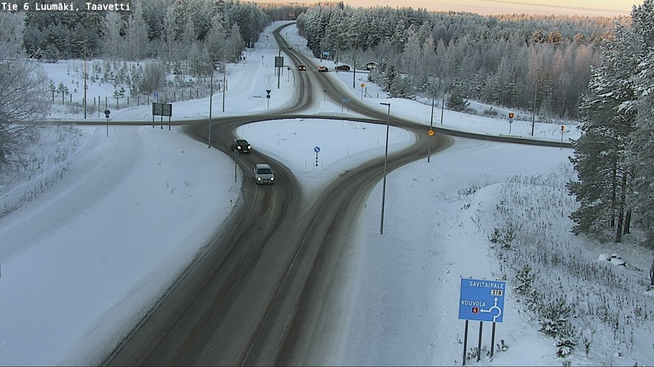 Kelikamerat Kuva Tie 6 Luumäki, Taavetti, Luumäki, Etelä-Karjala