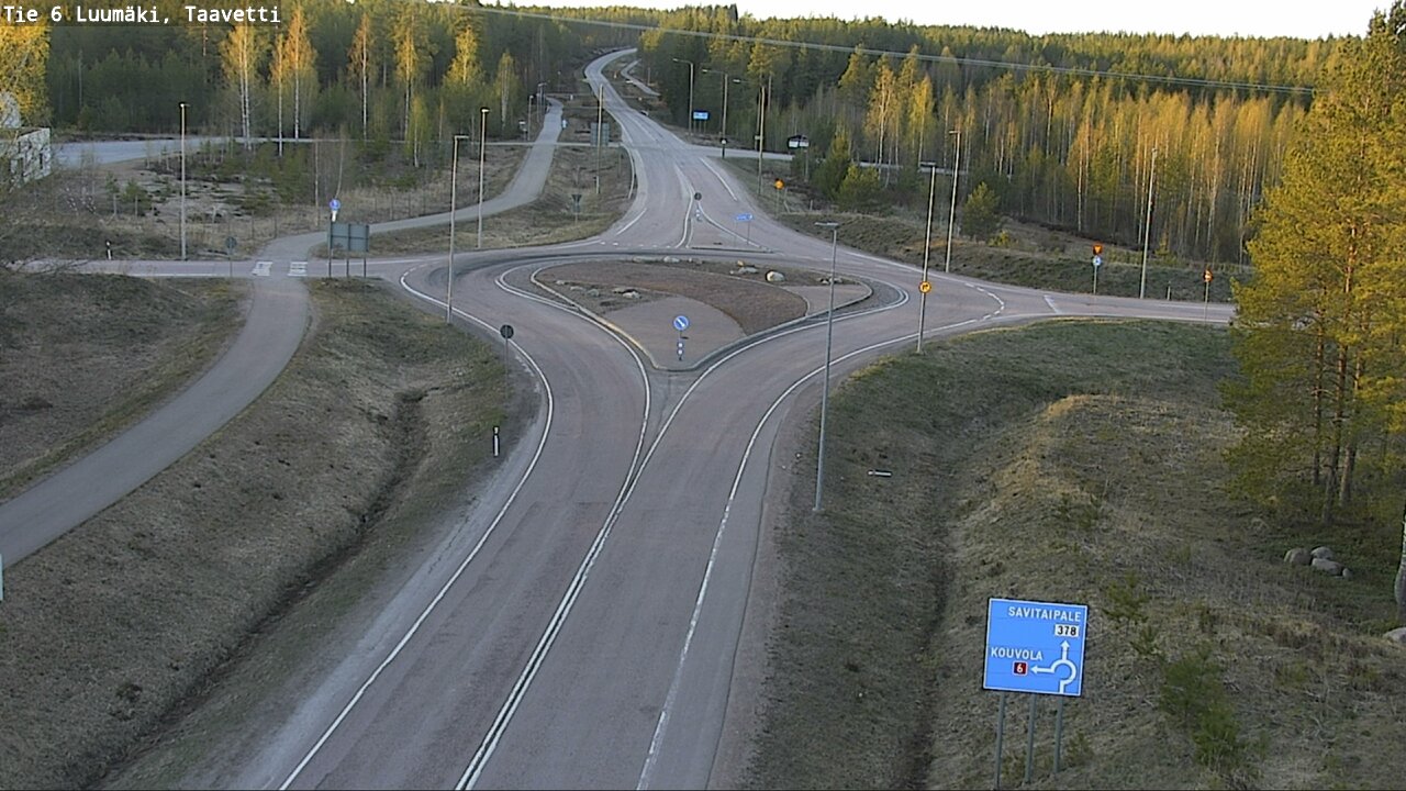 Weather Camera Image Väg 6 Luumäki, Taavetti, Luumäki, Etelä-Karjala