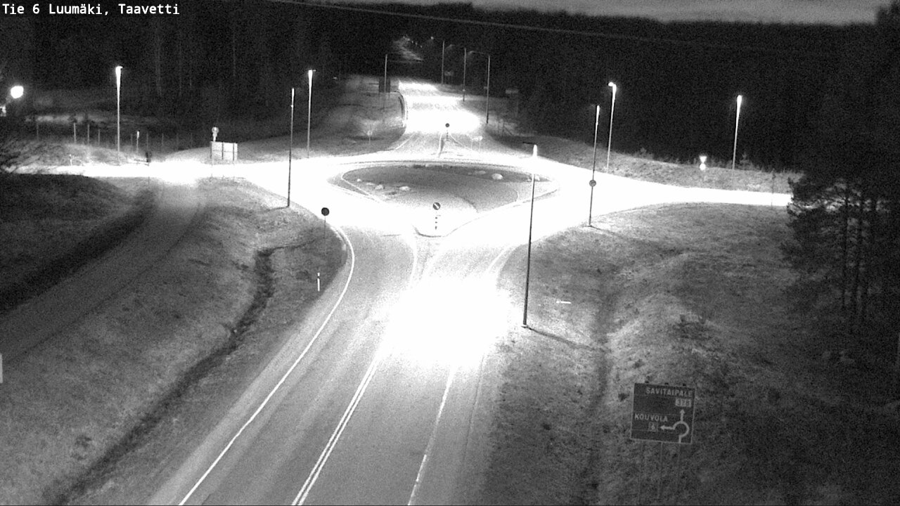 Weather Camera Image Väg 6 Luumäki, Taavetti, Luumäki, Etelä-Karjala