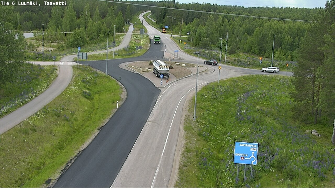 Kelikamerat Kuva Tie 6 Luumäki, Taavetti, Luumäki, Etelä-Karjala