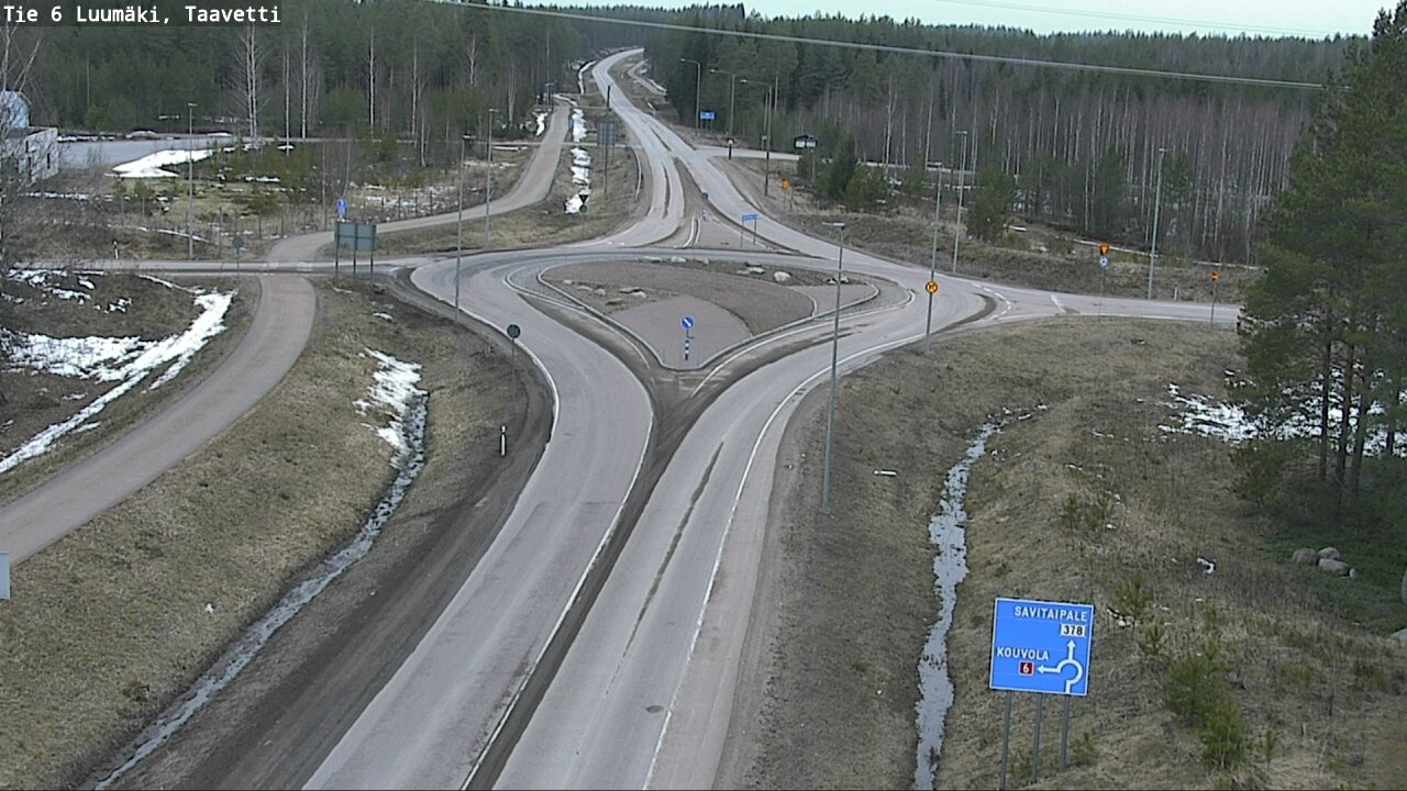 Weather Camera Image Väg 6 Luumäki, Taavetti, Luumäki, Etelä-Karjala