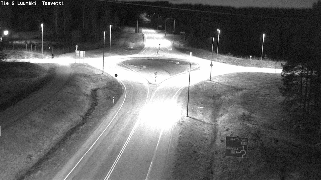 Weather Camera Image Väg 6 Luumäki, Taavetti, Luumäki, Etelä-Karjala