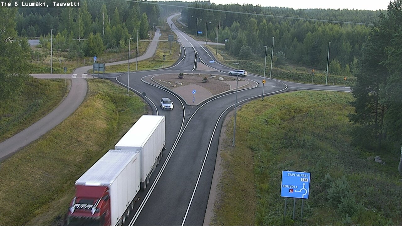 Weather Camera Image Road 6 Luumäki, Taavetti, Luumäki, Etelä-Karjala