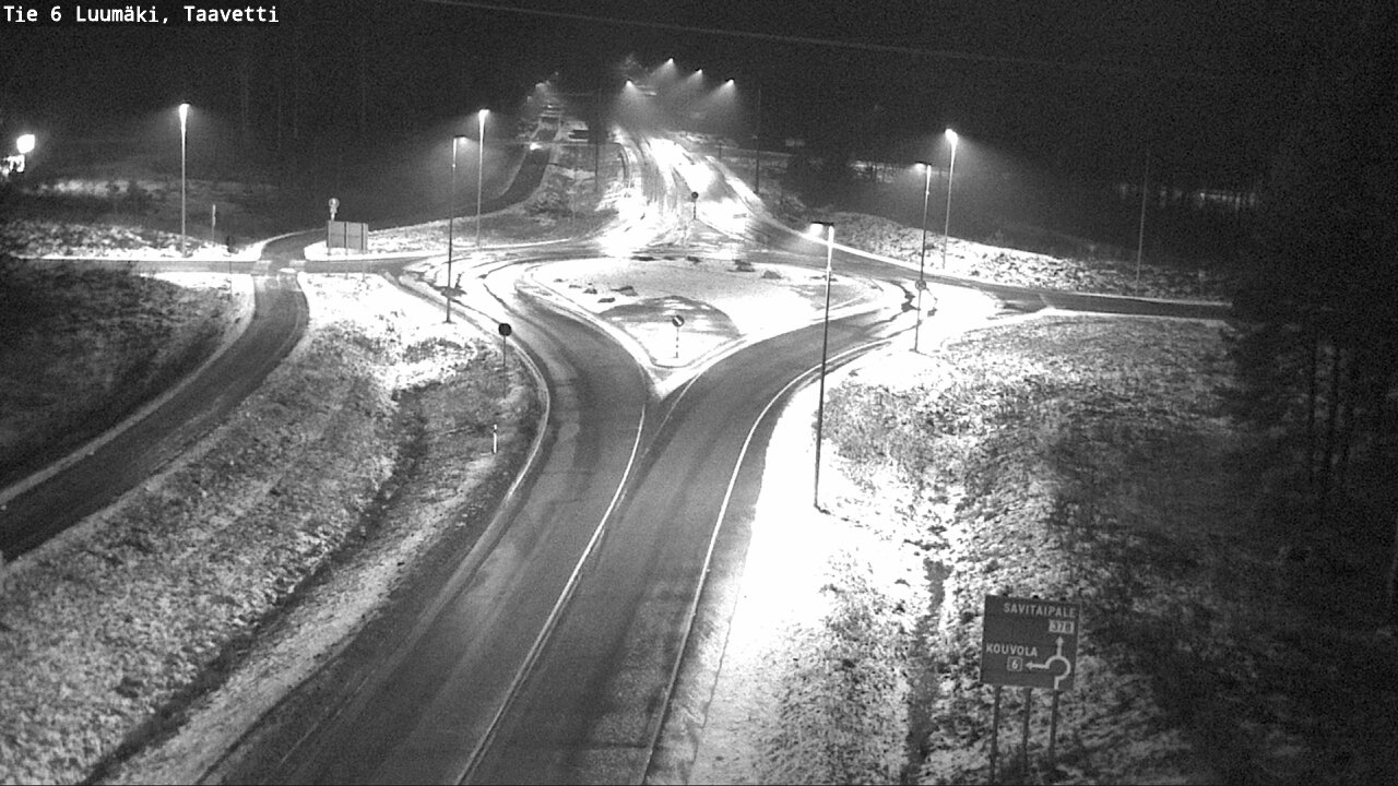 Weather Camera Image Väg 6 Luumäki, Taavetti, Luumäki, Etelä-Karjala