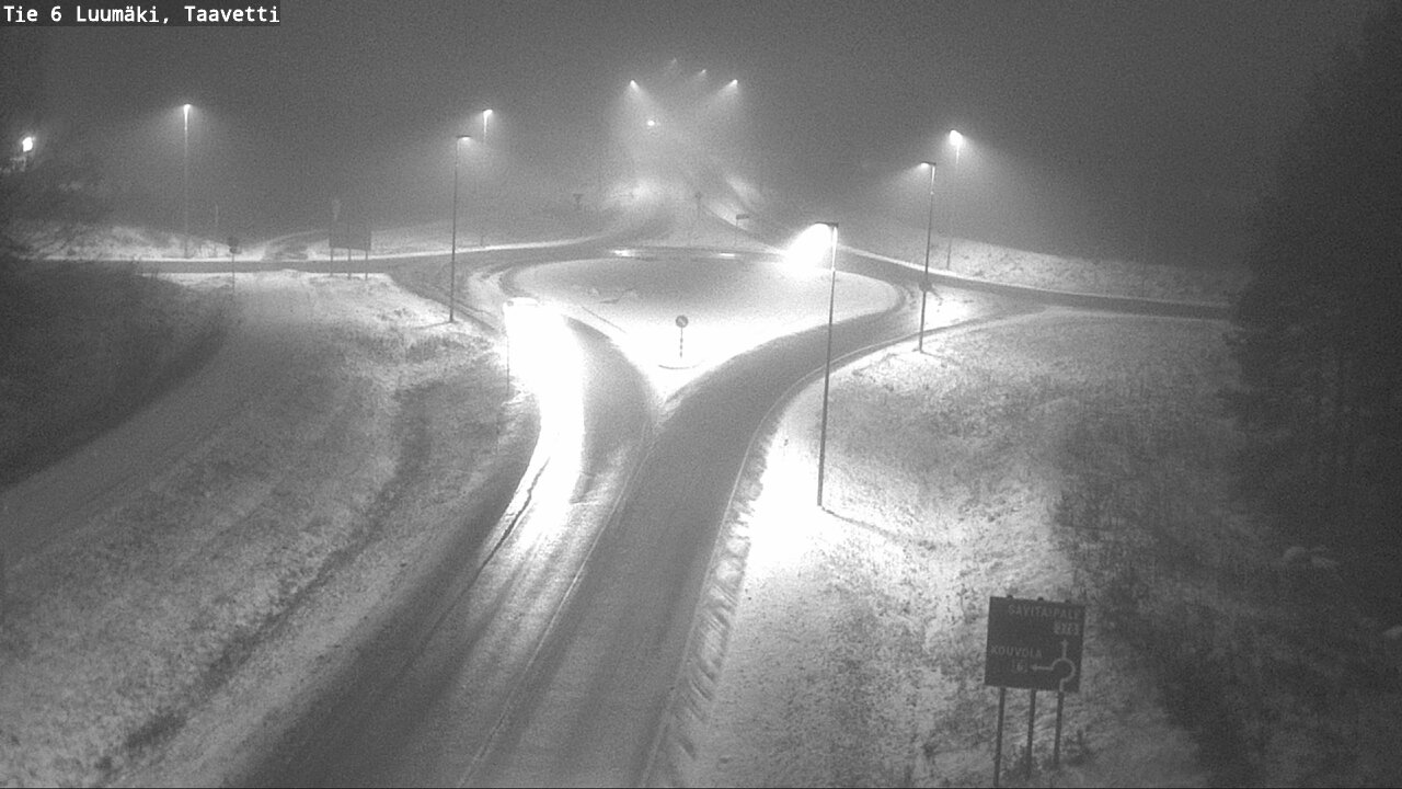 Weather Camera Image Väg 6 Luumäki, Taavetti, Luumäki, Etelä-Karjala