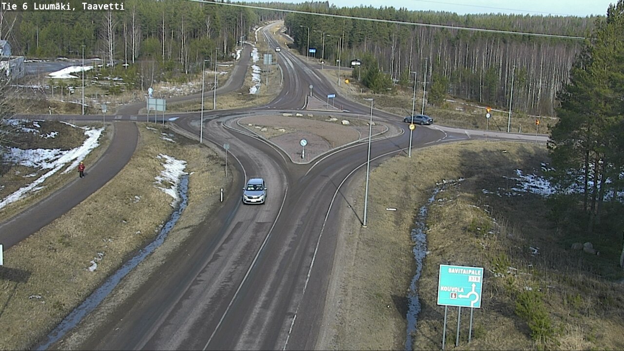 Weather Camera Image Väg 6 Luumäki, Taavetti, Luumäki, Etelä-Karjala