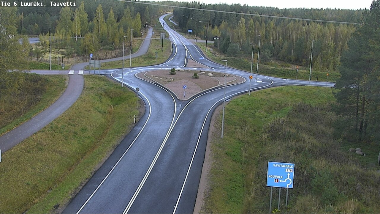 Weather Camera Image Road 6 Luumäki, Taavetti, Luumäki, Etelä-Karjala