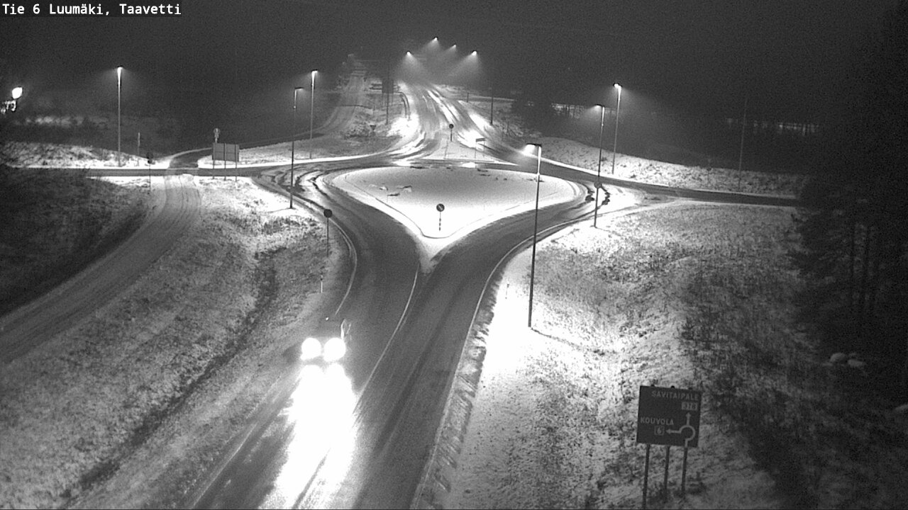 Weather Camera Image Väg 6 Luumäki, Taavetti, Luumäki, Etelä-Karjala