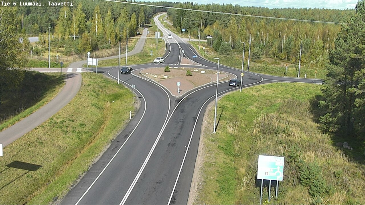 Weather Camera Image Väg 6 Luumäki, Taavetti, Luumäki, Etelä-Karjala