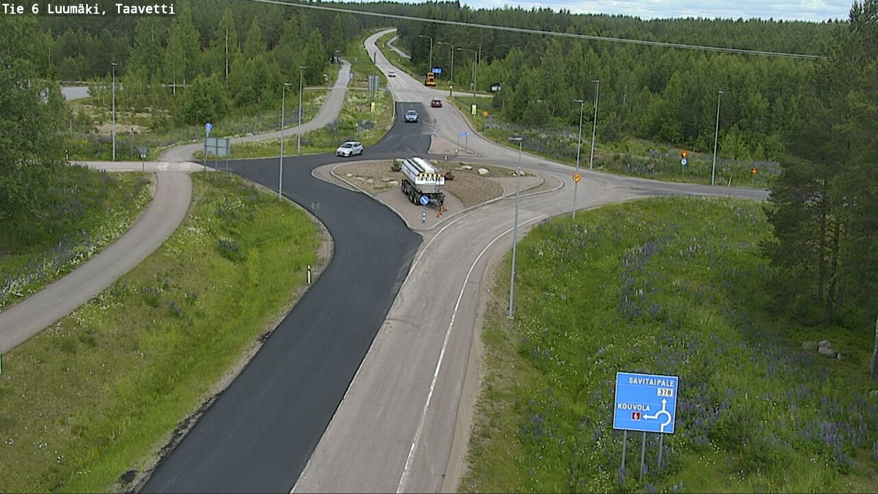 Kelikamerat Kuva Tie 6 Luumäki, Taavetti, Luumäki, Etelä-Karjala