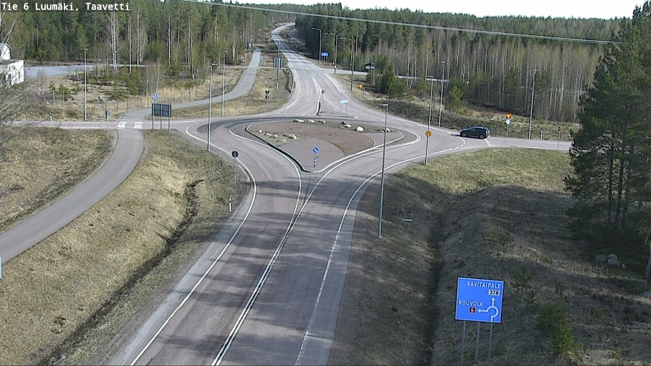 Weather Camera Image Väg 6 Luumäki, Taavetti, Luumäki, Etelä-Karjala