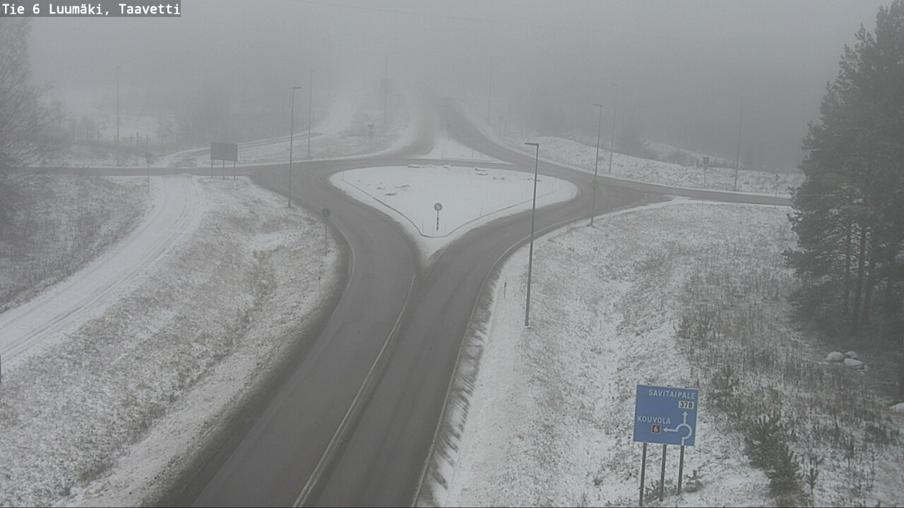 Weather Camera Image Väg 6 Luumäki, Taavetti, Luumäki, Etelä-Karjala