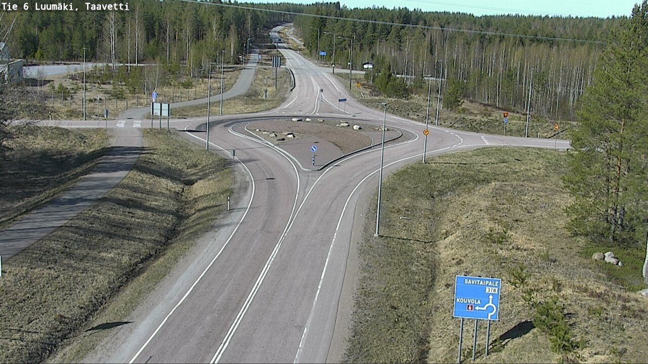 Weather Camera Image Väg 6 Luumäki, Taavetti, Luumäki, Etelä-Karjala