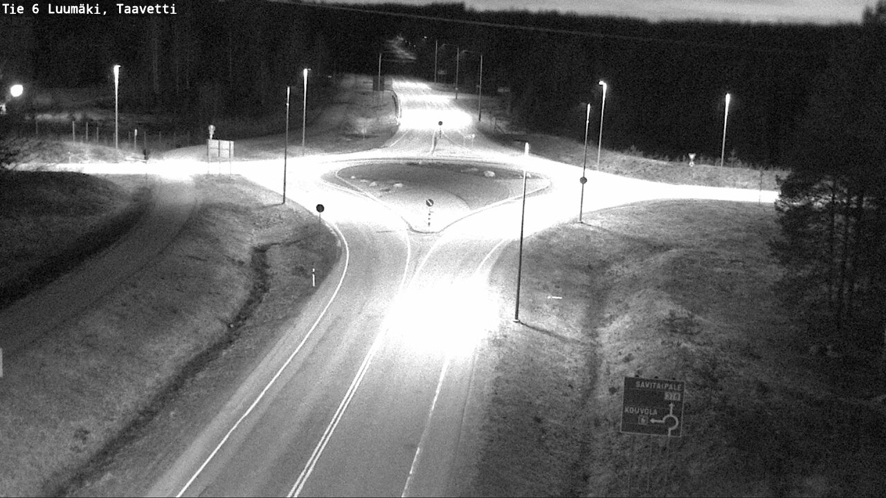 Weather Camera Image Väg 6 Luumäki, Taavetti, Luumäki, Etelä-Karjala