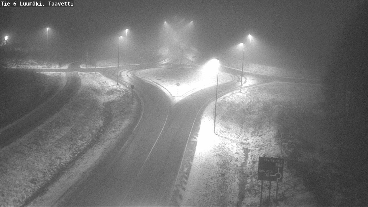 Weather Camera Image Väg 6 Luumäki, Taavetti, Luumäki, Etelä-Karjala
