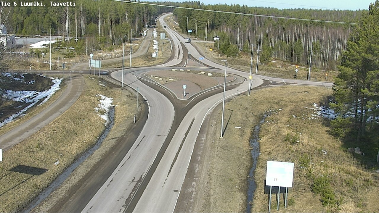 Weather Camera Image Väg 6 Luumäki, Taavetti, Luumäki, Etelä-Karjala