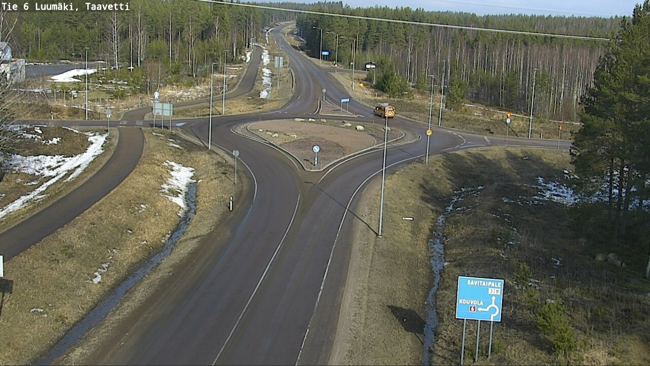 Weather Camera Image Väg 6 Luumäki, Taavetti, Luumäki, Etelä-Karjala