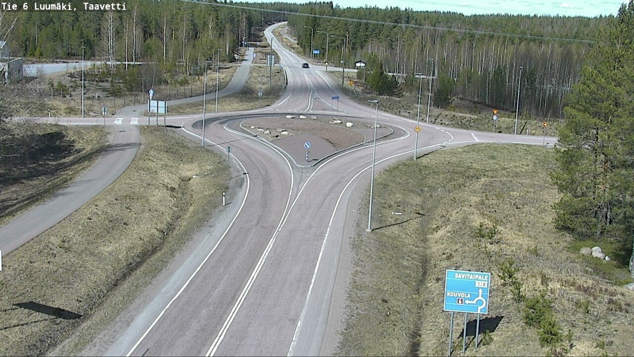 Weather Camera Image Väg 6 Luumäki, Taavetti, Luumäki, Etelä-Karjala