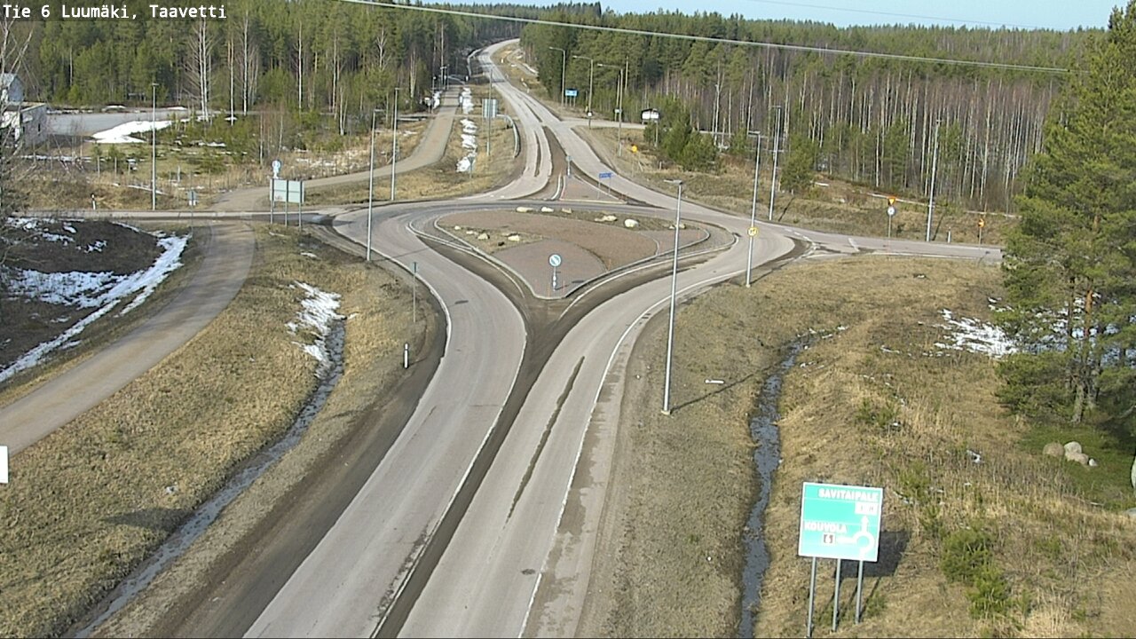 Weather Camera Image Väg 6 Luumäki, Taavetti, Luumäki, Etelä-Karjala