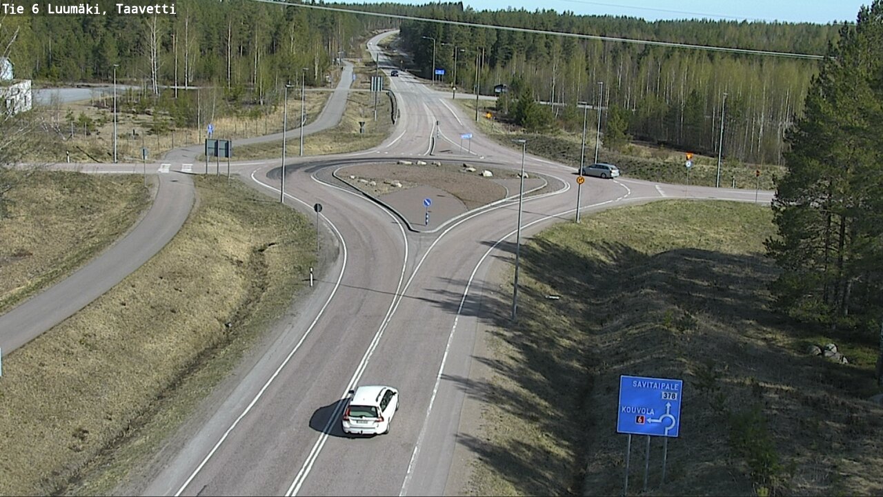 Weather Camera Image Road 6 Luumäki, Taavetti, Luumäki, Etelä-Karjala