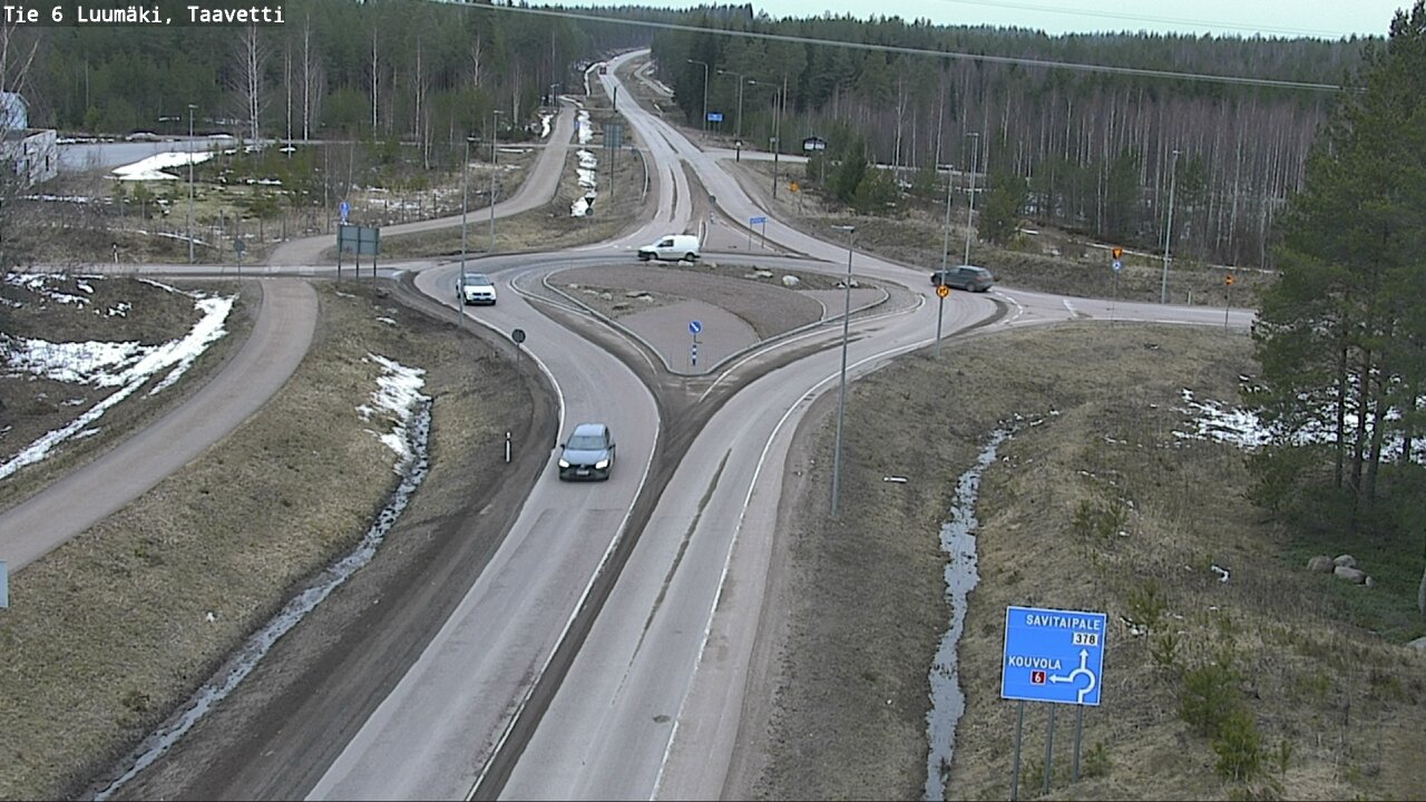Weather Camera Image Väg 6 Luumäki, Taavetti, Luumäki, Etelä-Karjala