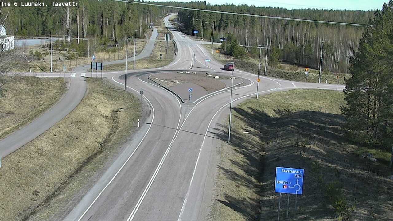 Weather Camera Image Väg 6 Luumäki, Taavetti, Luumäki, Etelä-Karjala