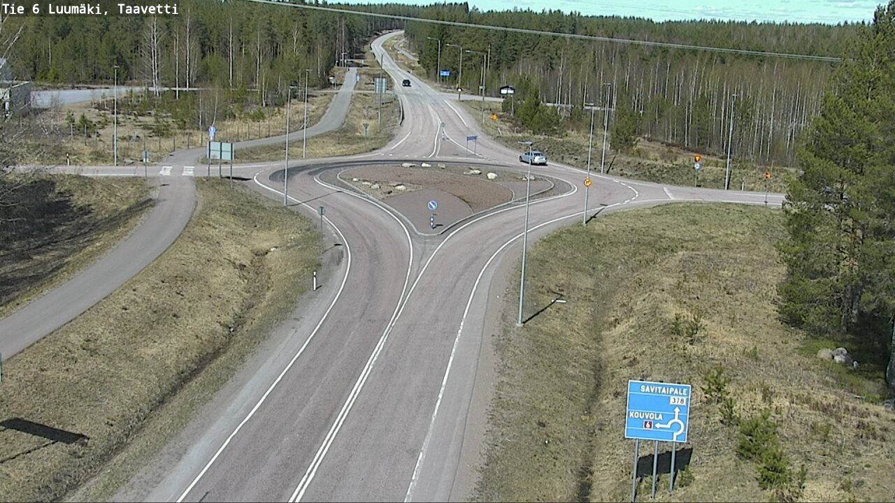 Weather Camera Image Väg 6 Luumäki, Taavetti, Luumäki, Etelä-Karjala