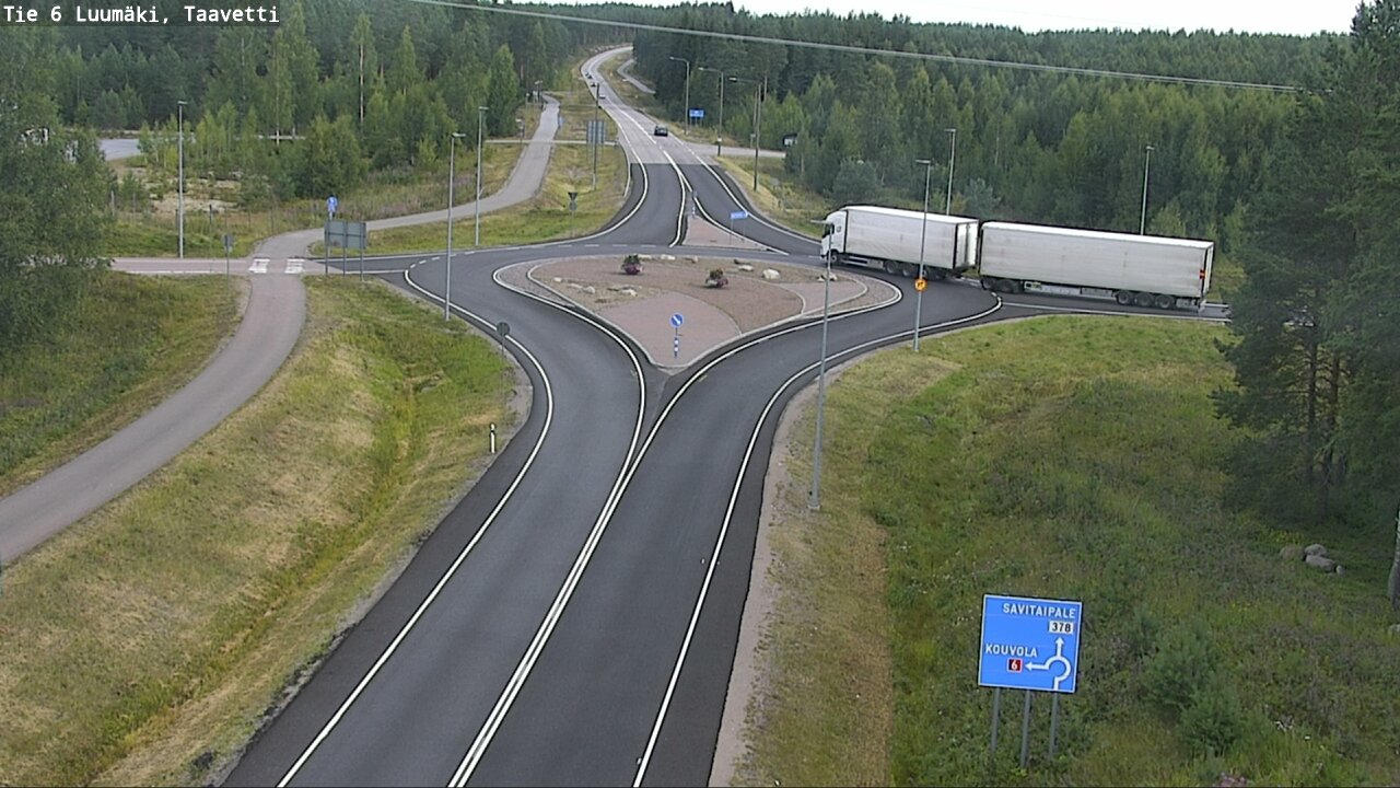 Kelikamerat Kuva Tie 6 Luumäki, Taavetti, Luumäki, Etelä-Karjala