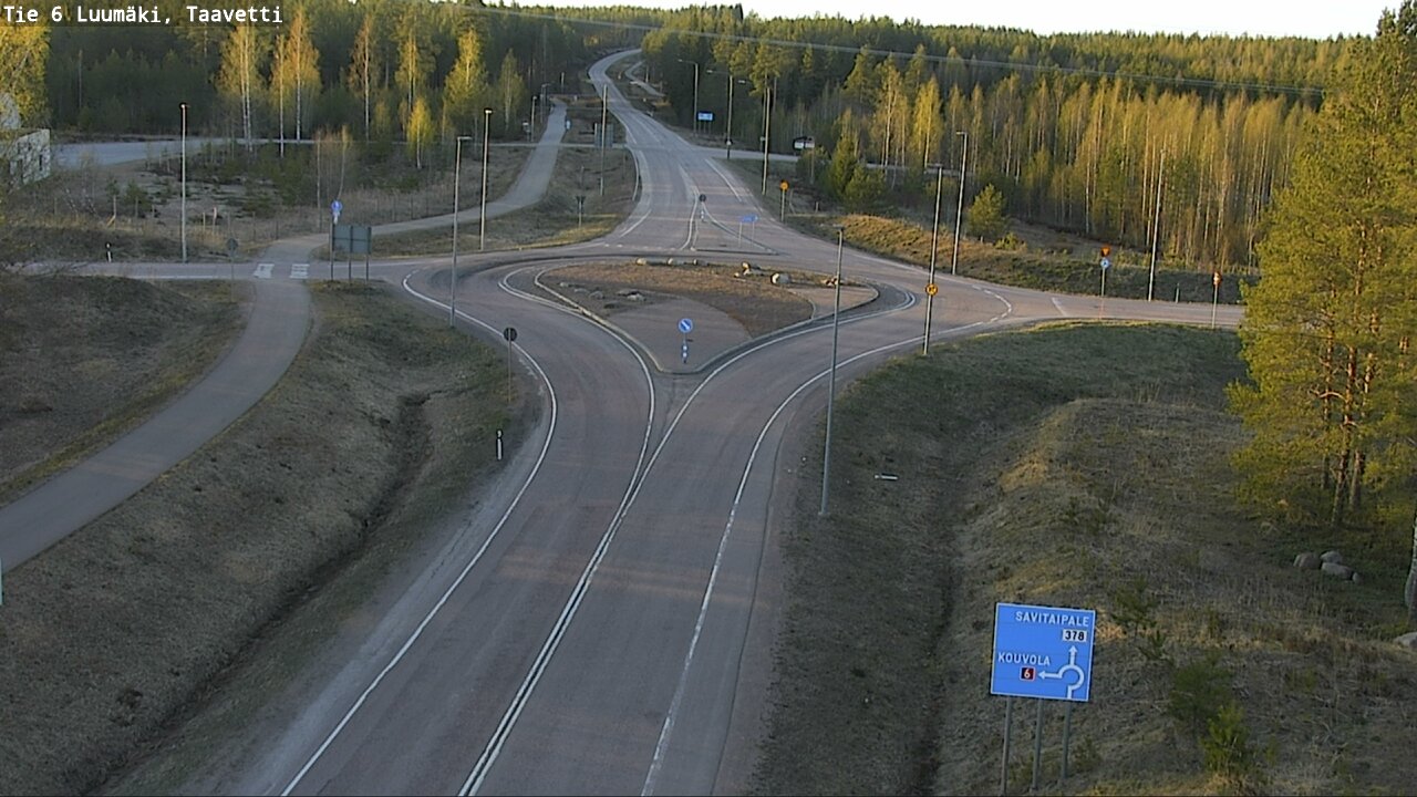 Weather Camera Image Väg 6 Luumäki, Taavetti, Luumäki, Etelä-Karjala