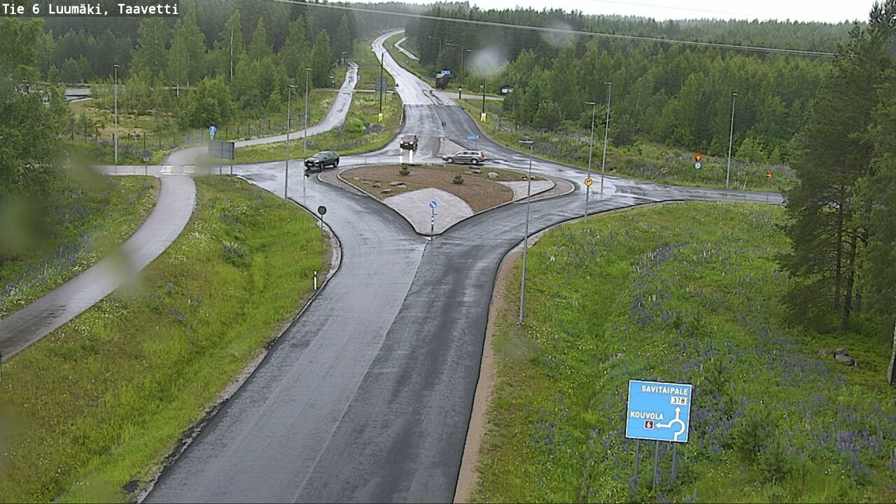 Weather Camera Image Road 6 Luumäki, Taavetti, Luumäki, Etelä-Karjala