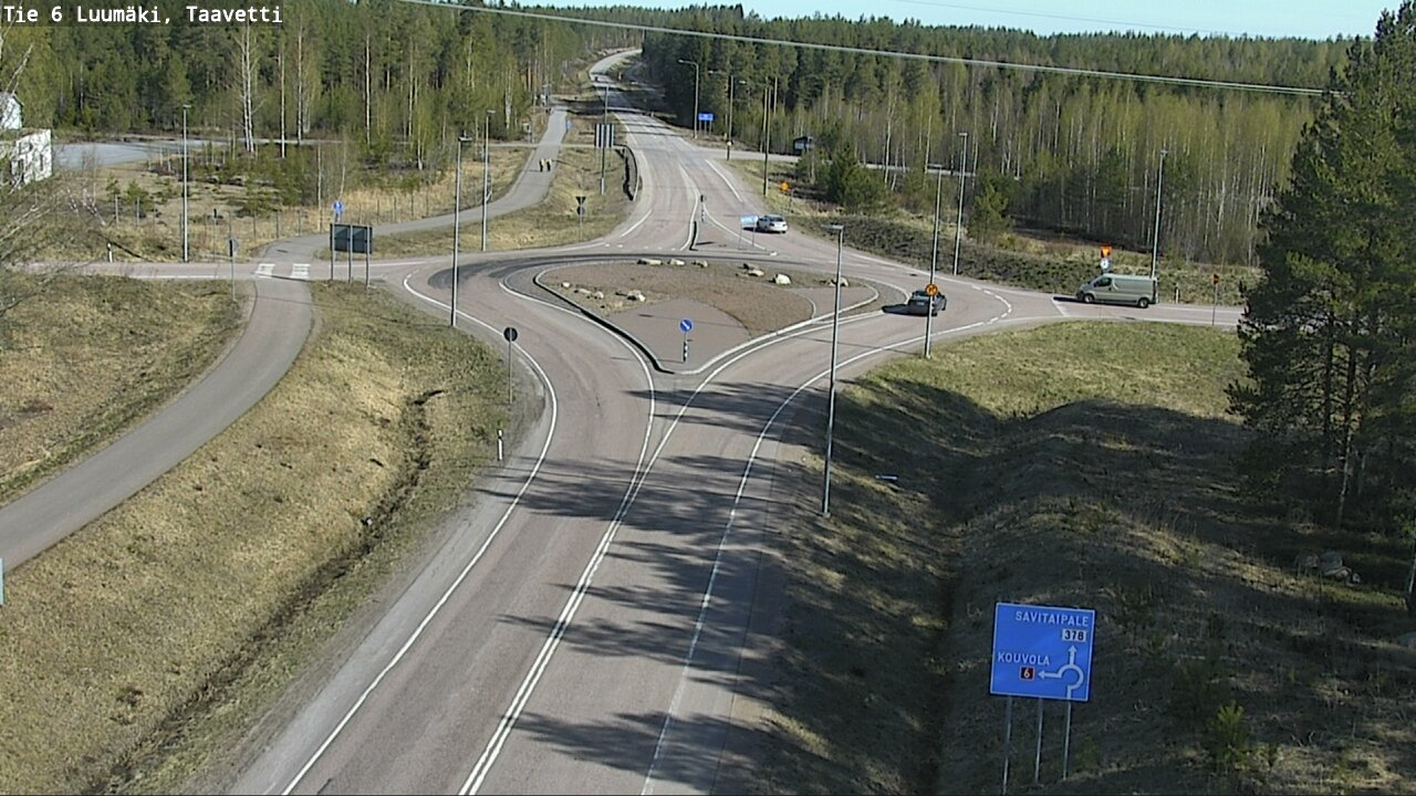 Weather Camera Image Road 6 Luumäki, Taavetti, Luumäki, Etelä-Karjala